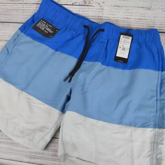 G-Star Raw Swim Shorts Trunks Mens Medium Mesh Lined Color Block Pool Beach- NWT - Picture 2 of 15
